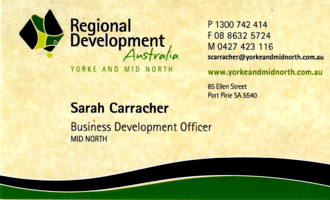 Regional Development - Australia - Sarah-Carracher