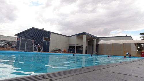 Eudunda Swimming Pool looking across the water