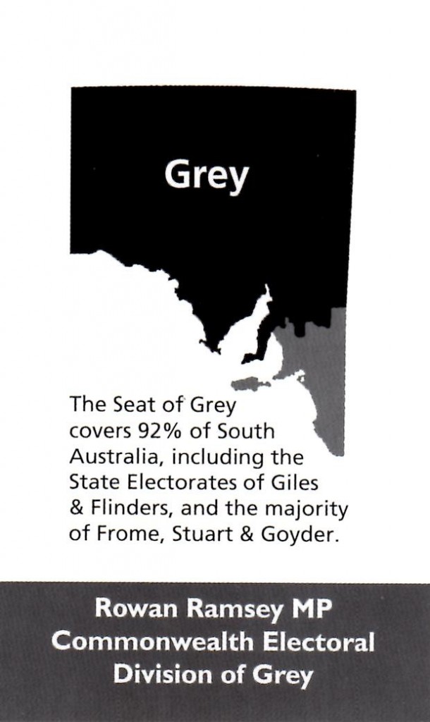 Rowan Ramsey MP - Seat of Grey