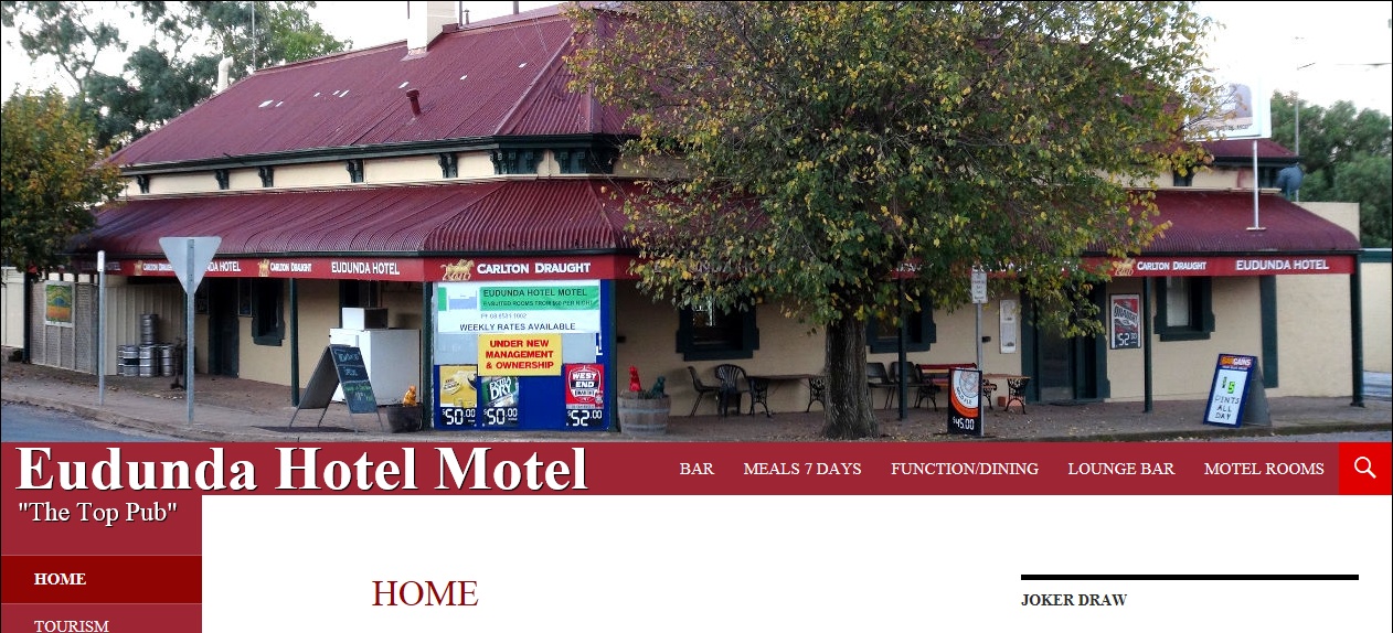 Eudunda Hotel Motel launch new website