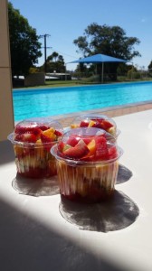 Best fruit salad at the Eudunda Swimming Pool