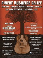 Star Studded Lineup for Pinery Bushfire Relief Concert at Kapunda