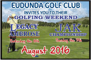 Legacy & JAK Golf Weekend 6th & 7th August 2016