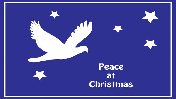 Dove Peace at Christmas