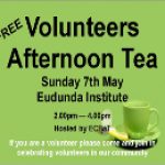 Celebrate Volunteering – FREE Afternoon Tea 7th May 2017