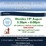 Eudunda Business Networking Evening – 14th Aug 2017