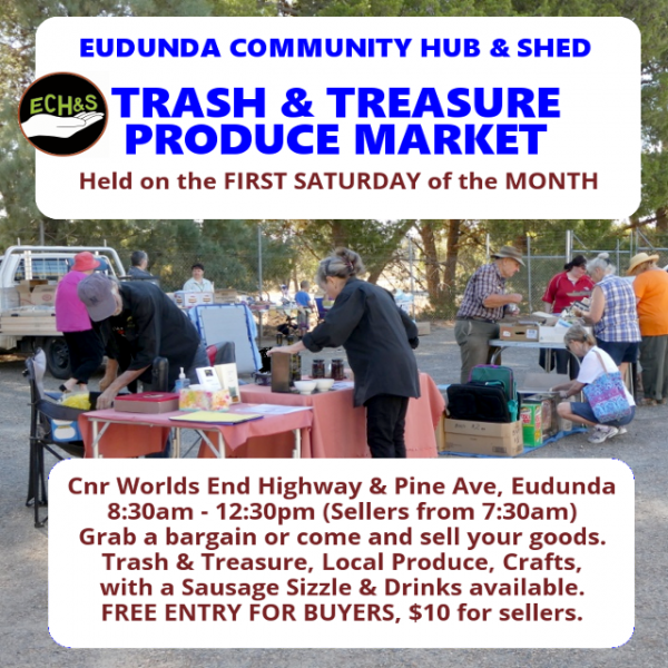 Eudunda Community Hub & Shed - General Market Flier Earlier times