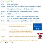 Eudunda Playgroup 2020