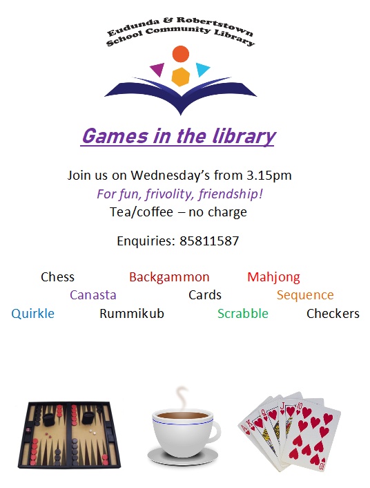 Games in the Library - Eudunda