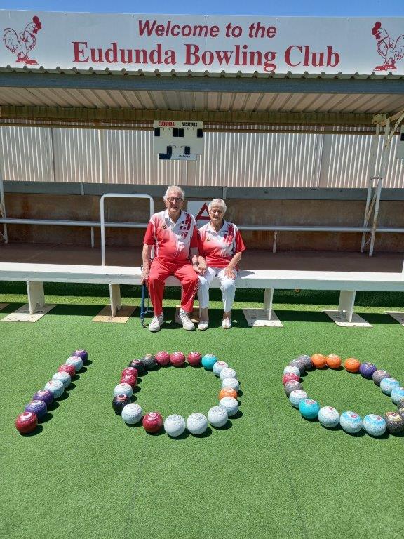 Eudunda Bowling Club Patron Bob Leditschke, Patroness Betty Marshall