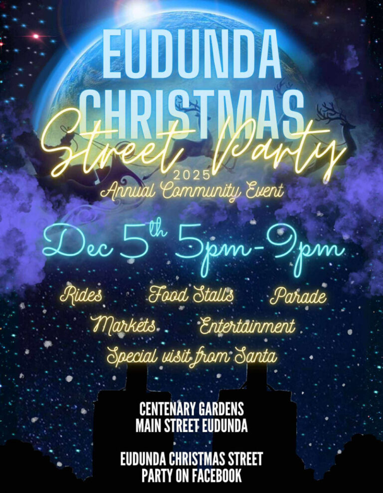 Eudunda Christmas Party 2025 flier