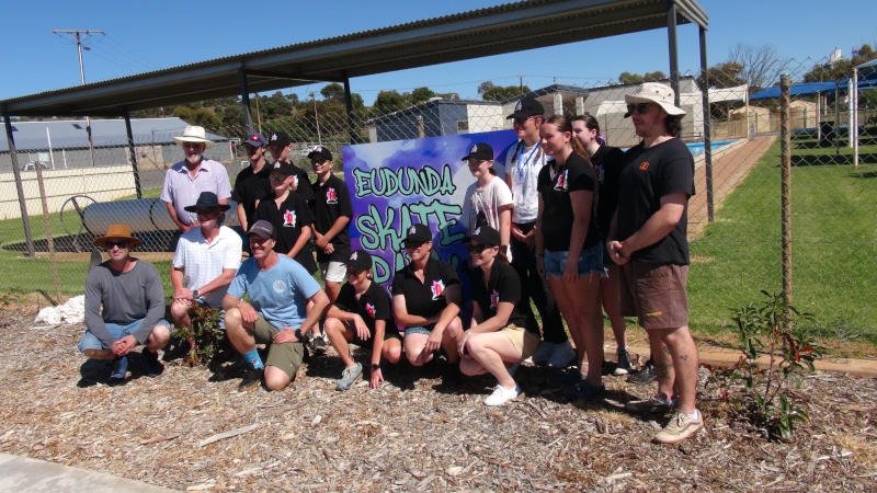 Eudunda Skate park Opening - YAC Members & Officials