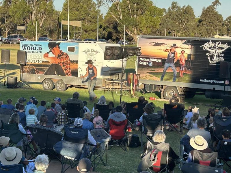 Nathan Whippy Griggs in Eudunda - 1st Jan 2025